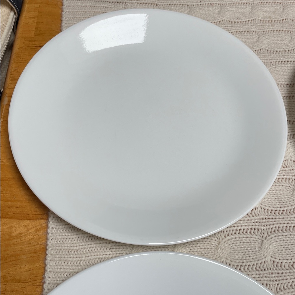 4 Corelle by Corning Classic White Frost Dinner Plate Set. Measurements in pics - Picture 3 of 9
